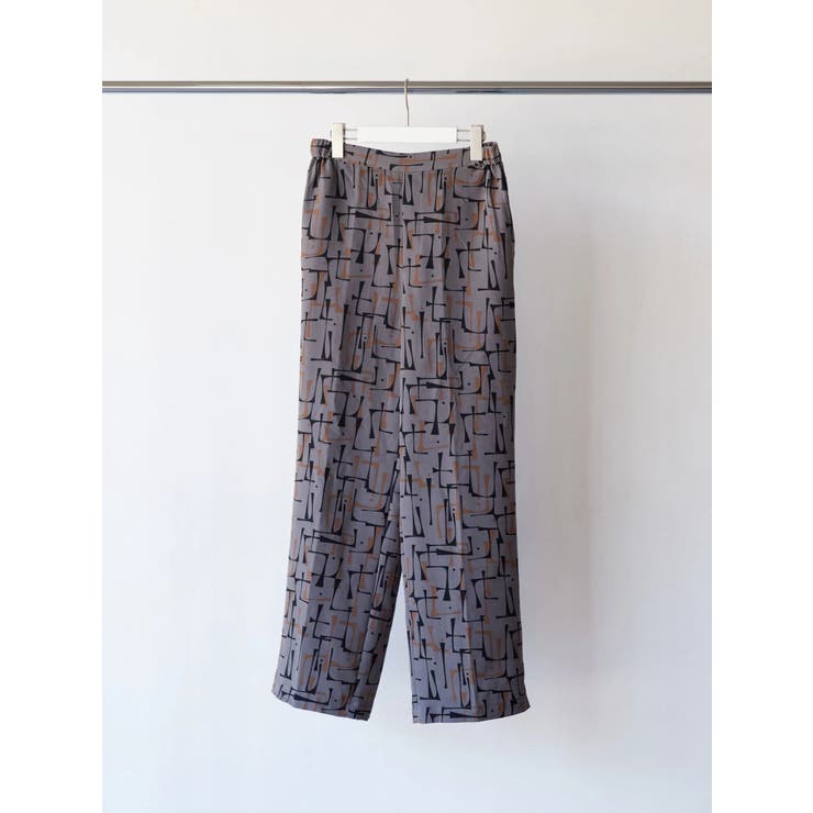 美・美・美ストレートプリントパンツ[品番：EHEW0036036]｜AMERICAN