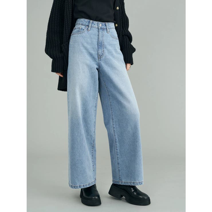 バギーワイドパンツ[品番：EHEW0036403]｜AMERICAN HOLIC（アメリカンホリック ）のレディースファッション通販｜SHOPLIST（ショップリスト）