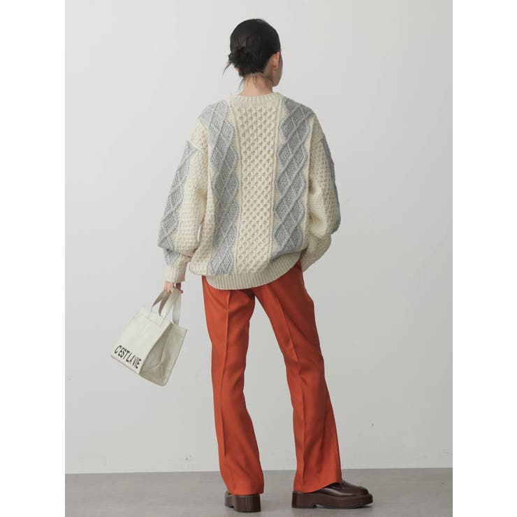 細見えブーツカットパンツ[品番：EHEW0036928]｜AMERICAN HOLIC