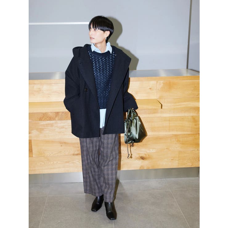 フーディーコクーンコート[品番：EHEW0037326]｜AMERICAN HOLIC