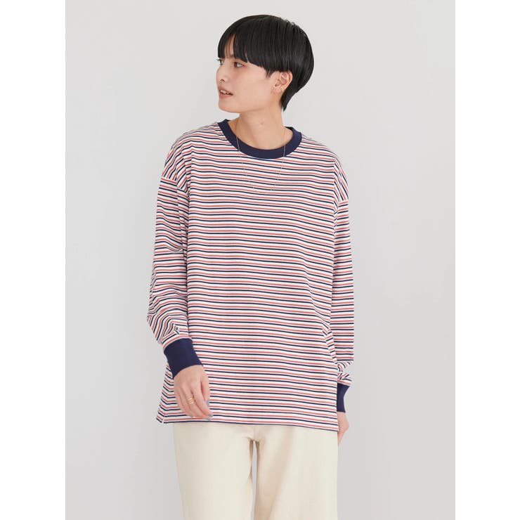 マルチボーダーカットプルオーバー[品番：EHEW0038080]｜AMERICAN