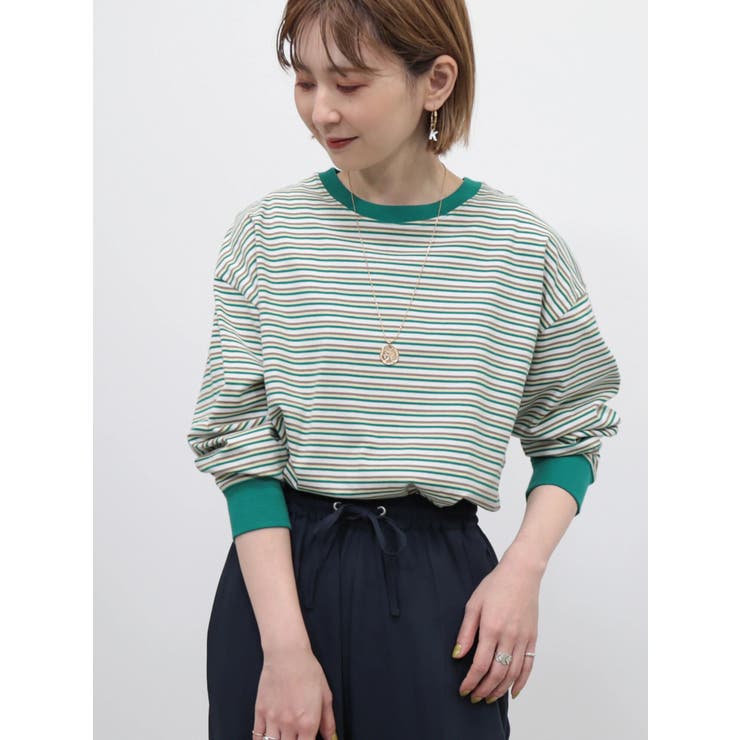 マルチボーダーカットプルオーバー[品番：EHEW0038080]｜AMERICAN HOLIC（アメリカンホリック ）のレディースファッション通販｜SHOPLIST（ショップリスト）