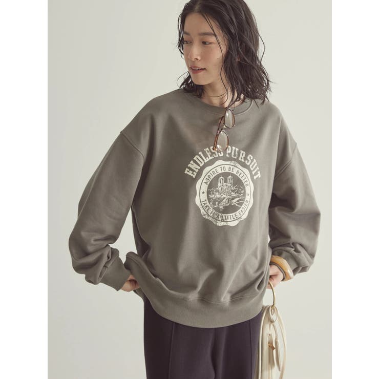 ESSENTIAL ロゴ裏毛プルオーバー ショートパンツセットアップ