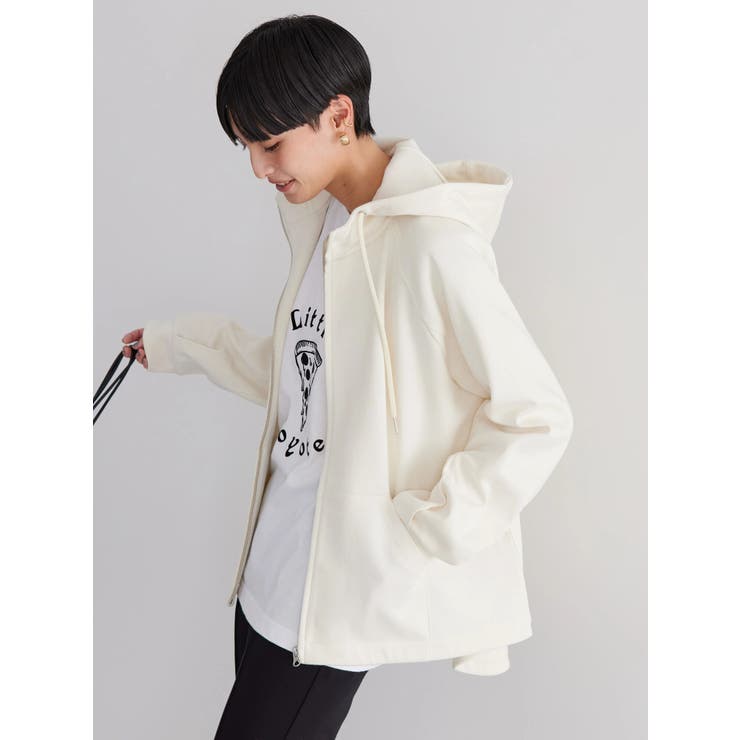 ポンチバックフレアZIPパーカー[品番：EHEW0037987]｜AMERICAN