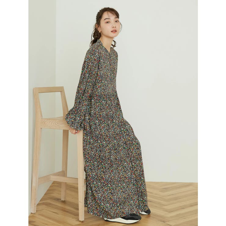 Flowerティアードワンピース[品番：EHEW0038373]｜AMERICAN HOLIC