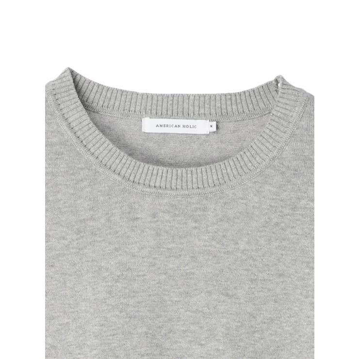【キトリ】Loungedress  異素材ストライプニットプルオーバー 異素材ストライプニットプルオーバー[品番：EHEW0038230]｜AMERICAN