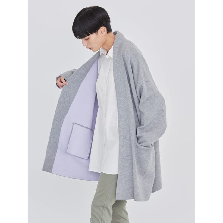 バイカラーニットコーディガン[品番：EHEW0037999]｜AMERICAN HOLIC