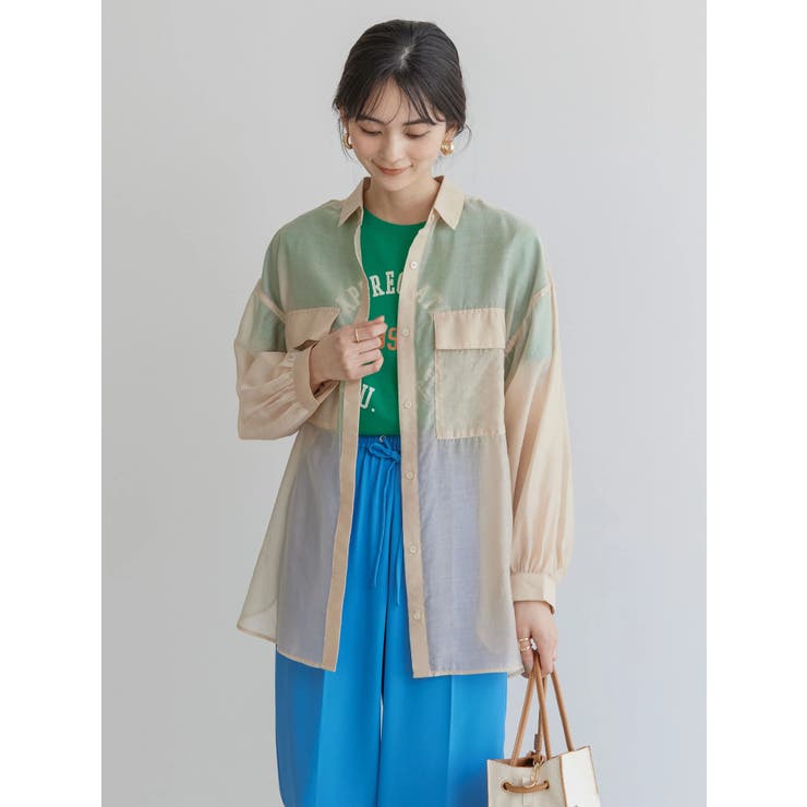 Wポケットシアーシャツ[品番：EHEW0039259]｜AMERICAN HOLIC