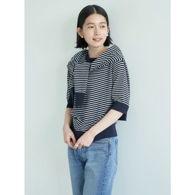 SET UVカット ニットカーディガン+プルオーバー[品番：EHEW0039234