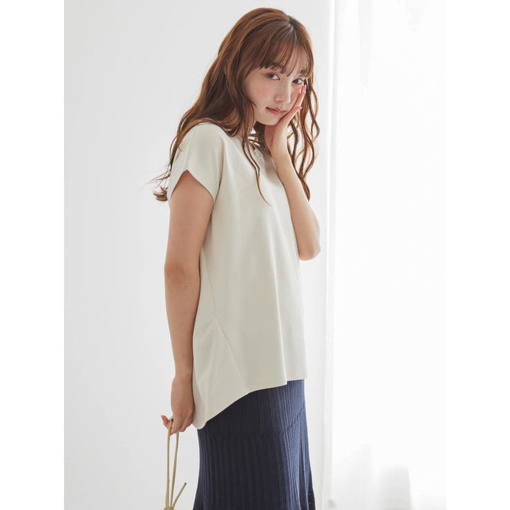 キレイCottonフレンチスリーブカットプルオーバー[品番：EHEW0039964]｜AMERICAN  HOLIC（アメリカンホリック）のレディースファッション通販｜SHOPLIST（ショップリスト）