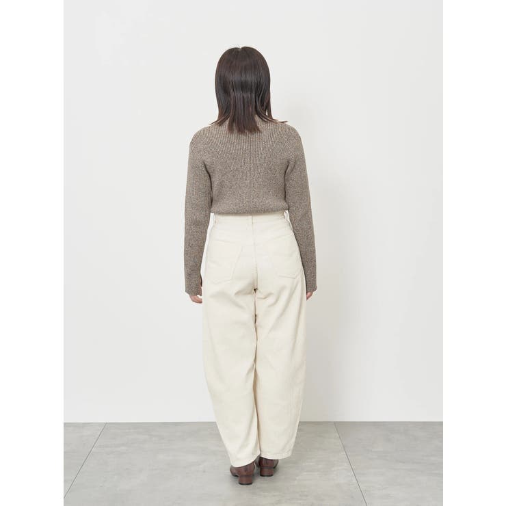 WEB限定・小柄女性向け】コーデュロイコクーンパンツ[品番