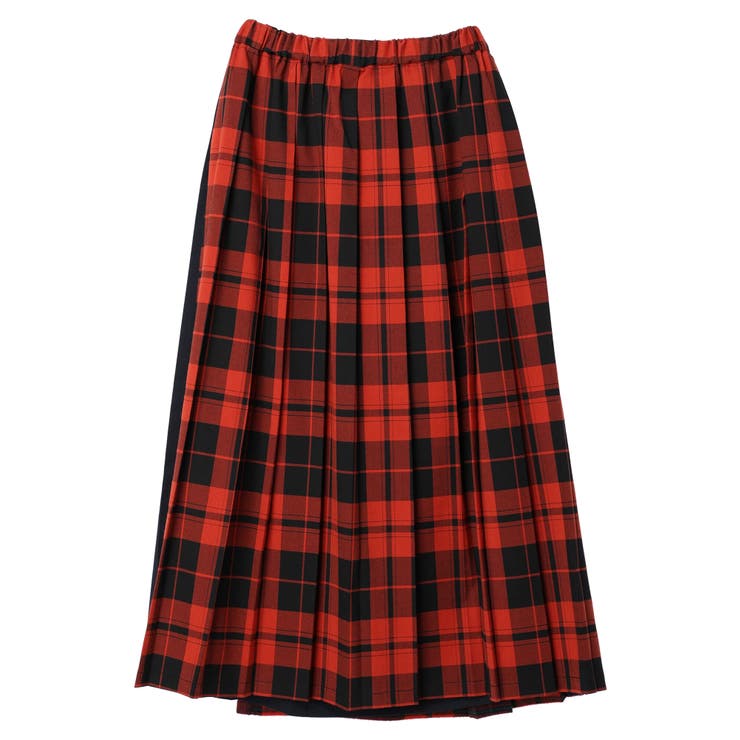 WEB限定・小柄女性向け】アソートチェックプリーツスカート[品番