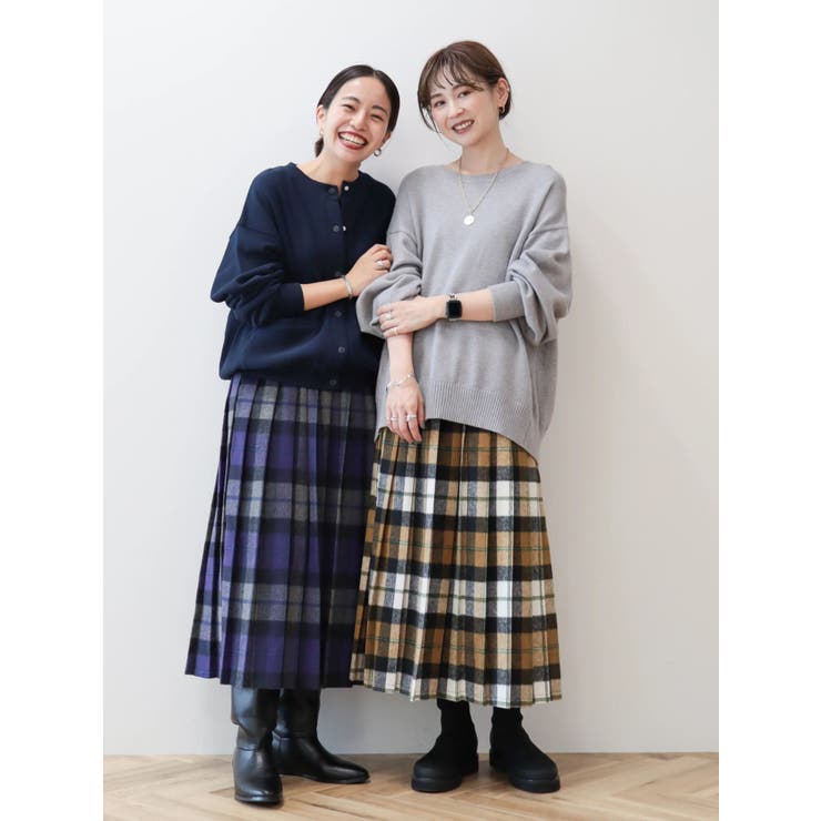 O'NEILL プリーツスカート 赤・黒・緑のチェック柄 US 6 WEB限定