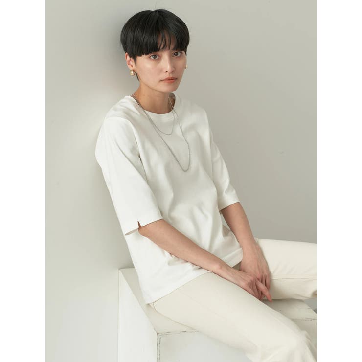 UVカット5分袖カットプルオーバー[品番：EHEW0043430]｜AMERICAN HOLIC