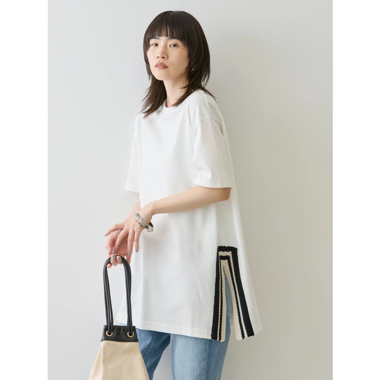 サイドかぎ針カットチュニック[品番：EHEW0044062]｜AMERICAN HOLIC