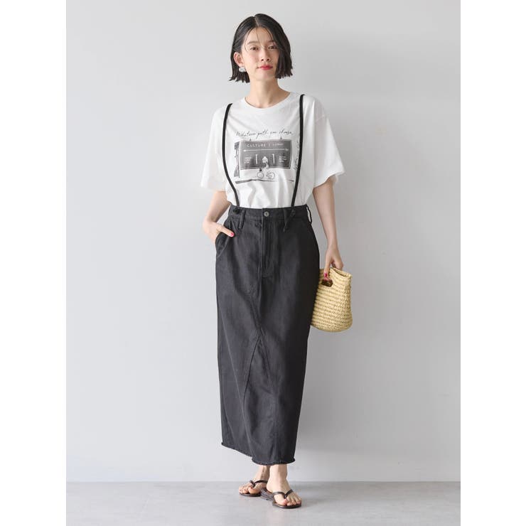 サス付きタイトスカート[品番：EHEW0044158]｜AMERICAN  HOLIC（アメリカンホリック）のレディースファッション通販｜SHOPLIST（ショップリスト）
