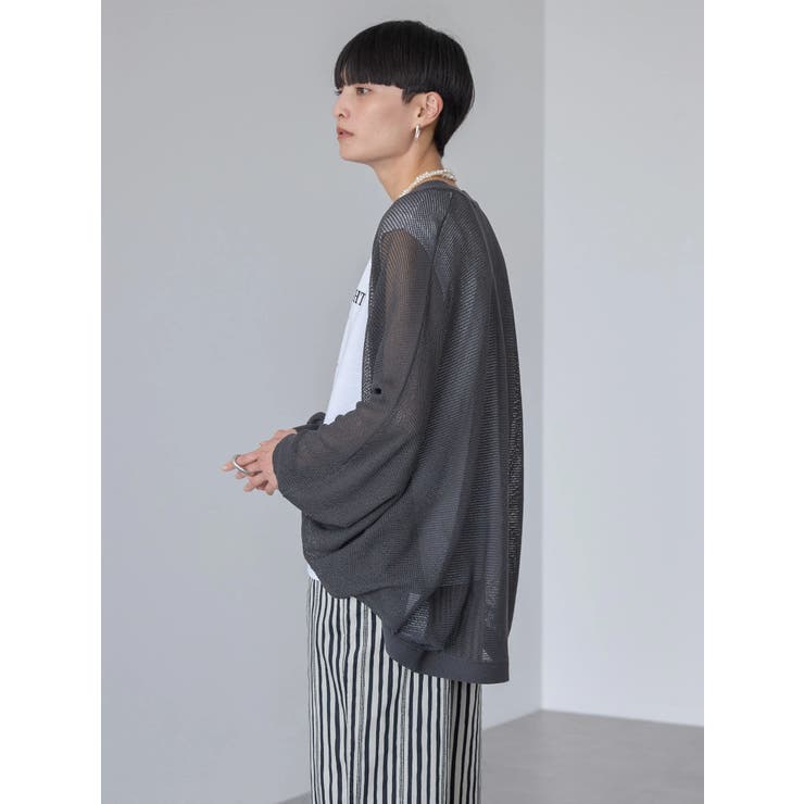 ニュアンスメッシュカーディガン[品番：EHEW0044589]｜AMERICAN HOLIC