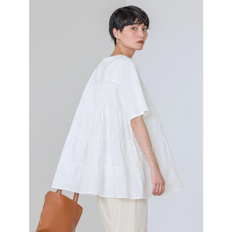 ティアードカットチュニック[品番：EHEW0044696]｜AMERICAN