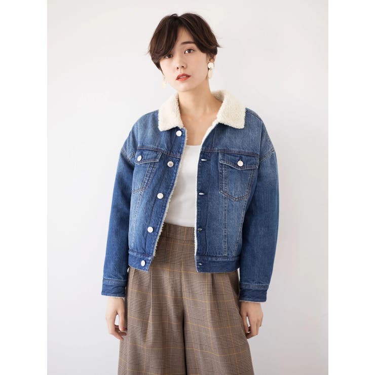 USAコットンデニム裏ボアGジャン[品番：KOEW0011751]｜koe（コエ）のレディースファッション通販｜SHOPLIST（ショップリスト）