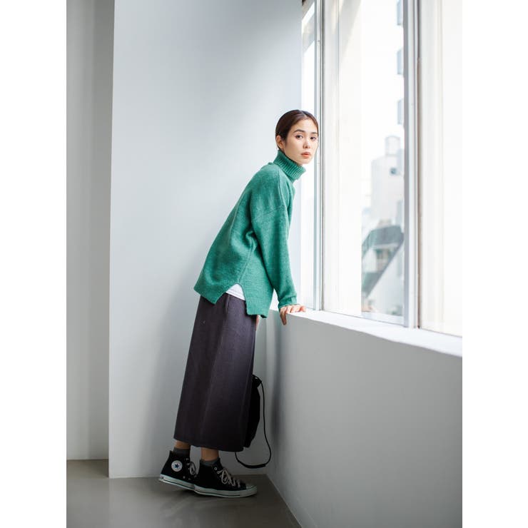 リラックスタートルニットプルオーバー | koe | 詳細画像3 