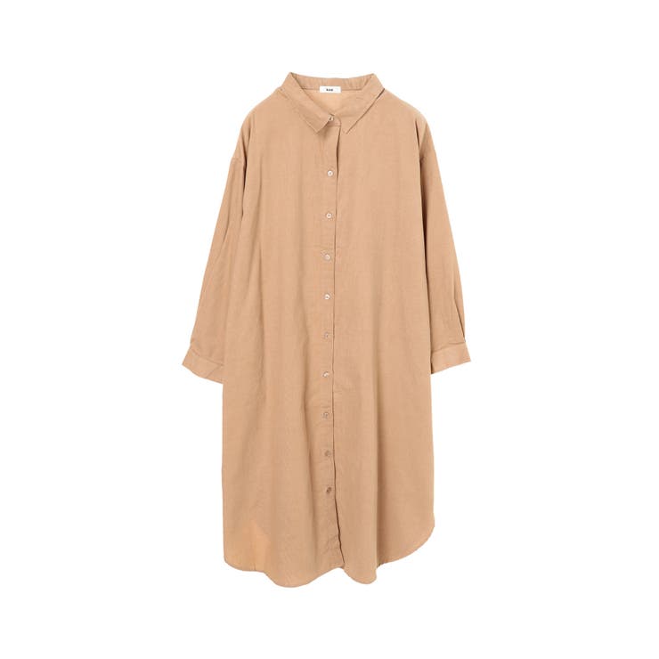 新品☆10/31限定お値下げギャルリーヴィーコットンコーデュロイシャツワンピース 再お値下げ☆ギャルリーヴィー☆コットンコーデュロイ シャツ