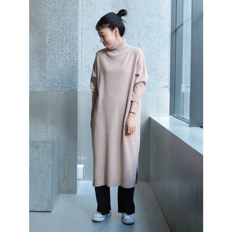 ミラノリブタートルニットワンピース[品番：KOEW0020367]｜koe（コエ  