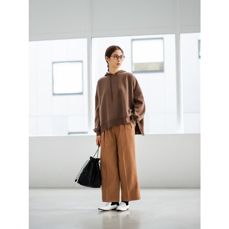 起毛タックワイドパンツ | koe | 詳細画像4 