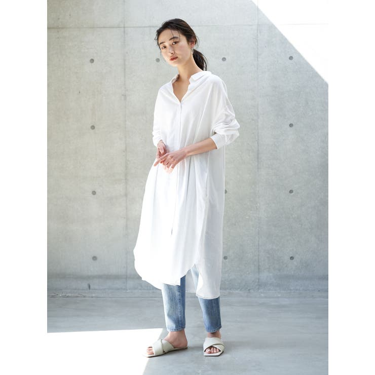 リネンシャツワンピース 品番 Koew Koe コエ のレディースファッション通販 Shoplist ショップリスト
