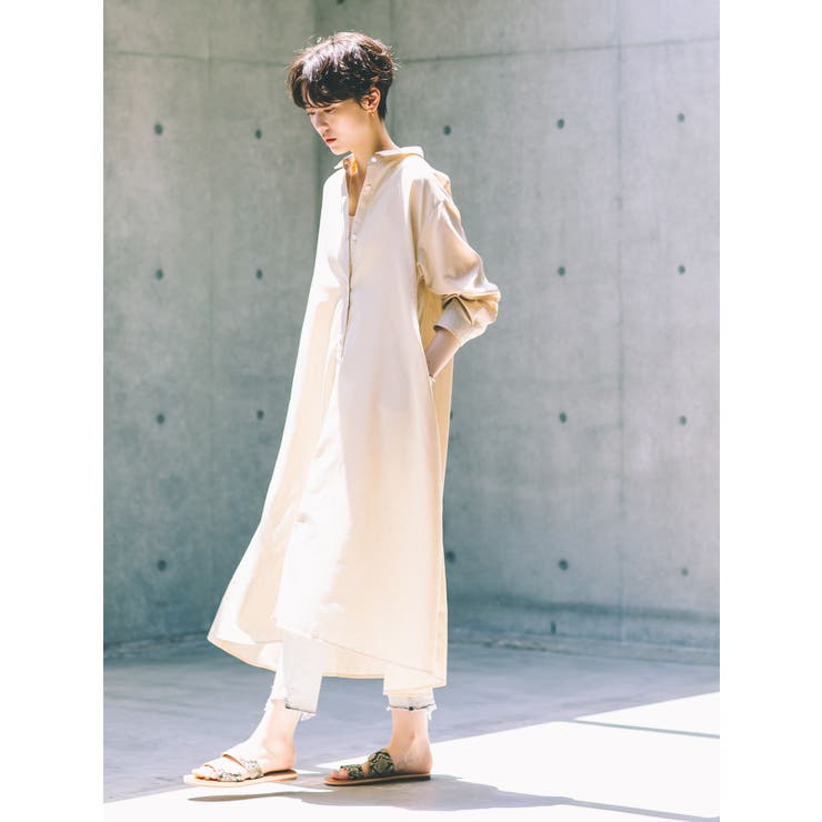 麻シャツワンピース 品番 Koew Koe コエ のレディースファッション通販 Shoplist ショップリスト