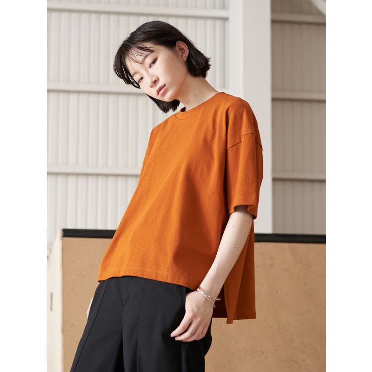 オーガニックコットンショート丈Tシャツ | koe | 詳細画像1 