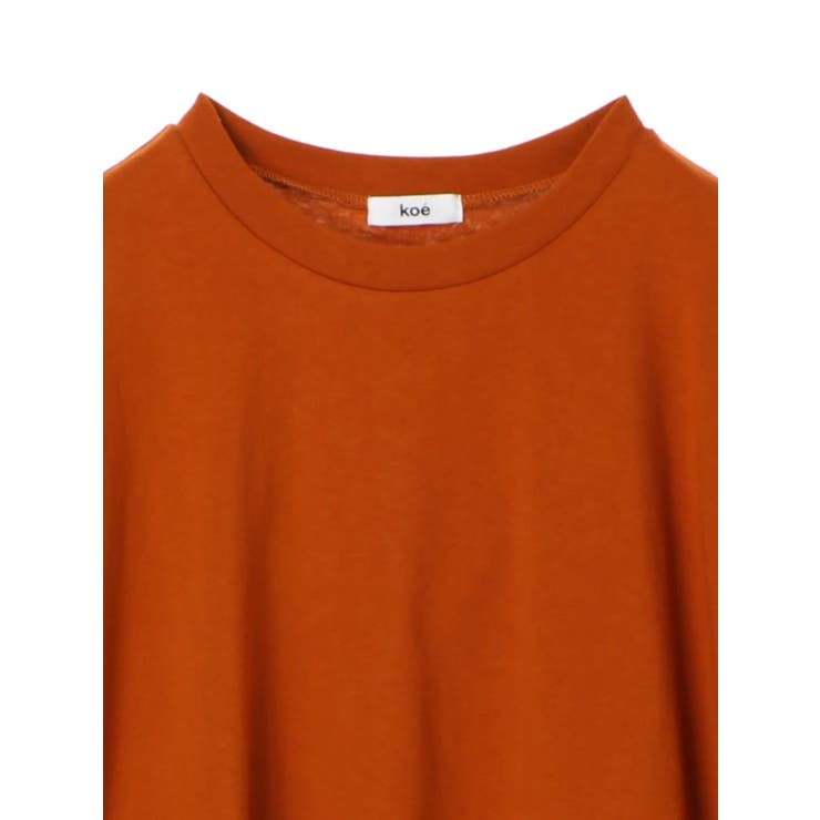 オーガニックコットンショート丈Tシャツ | koe | 詳細画像37 