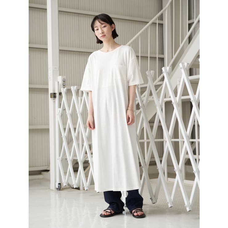 pas de calais ホワイト シャツワンピース 36 D1666 ティアードミニシャツワンピース(M ホワイト): ワンピース