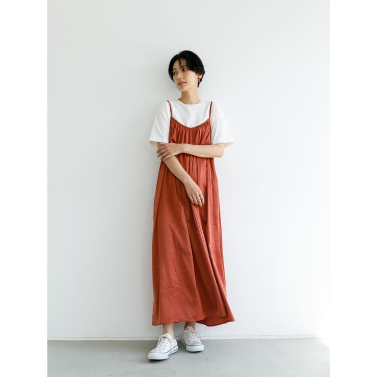 ギャザーディテール入りミディ丈ワンピース - ブラック | ZARA