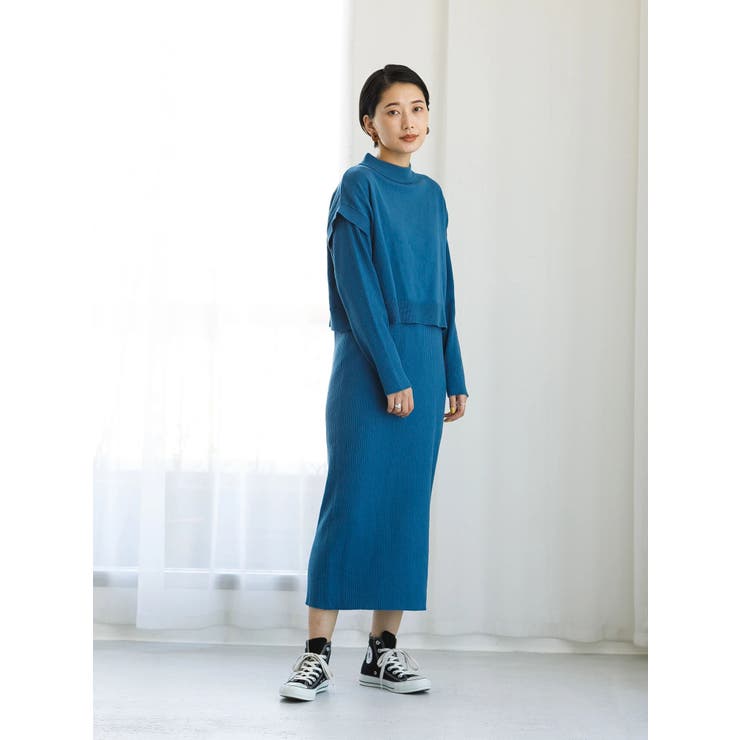 Setニットベスト Amp ニットワンピース 品番 Koew Koe コエ のレディースファッション通販 Shoplist ショップリスト