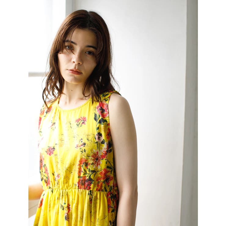 ノースリーブ花柄ワンピース[品番：KOEW0029256]｜koe（コエ