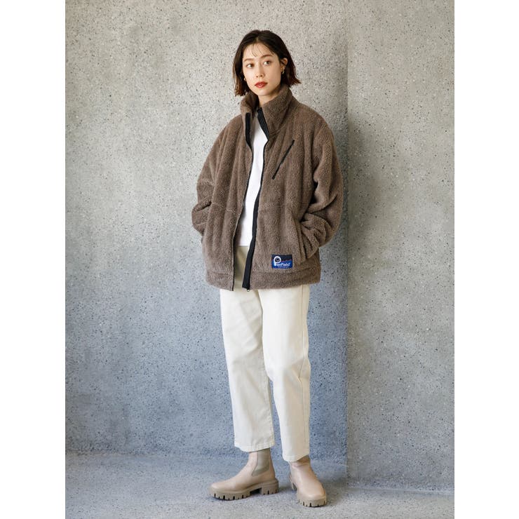 Penfieldシャギーボアスタンドブルゾン [品番：KOEW0031680]｜koe（コエ）のレディースファッション通販｜SHOPLIST（ショップリスト）