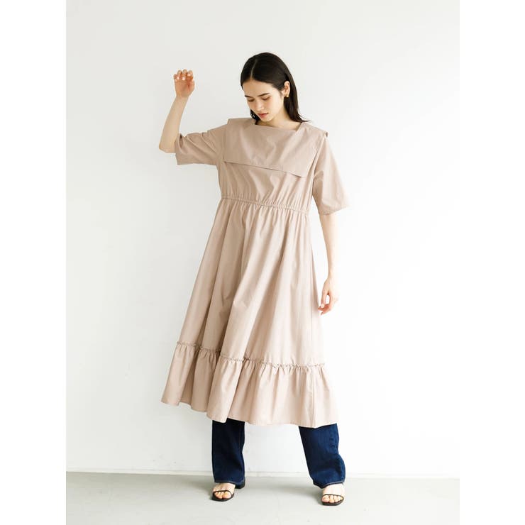 ビッグカラーティア ドワンピース 品番 Koew Koe コエ のレディースファッション通販 Shoplist ショップリスト