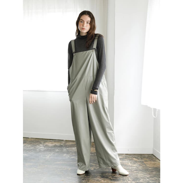 フェイクレザーオーバーオール[品番：KOEW0030556]｜koe（コエ）の