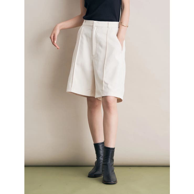 特別オファー 脇丈ピンタックショートパンツ[品番：KOEW0033256]｜koe（コエ パンツ