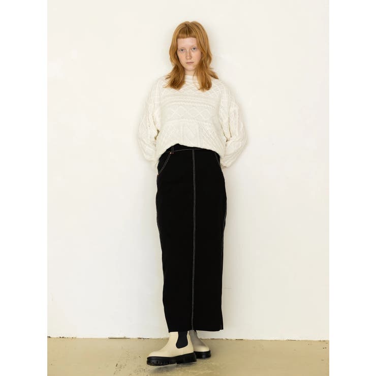 ブラック | 【BIG MAC】ペインタースカート | koe