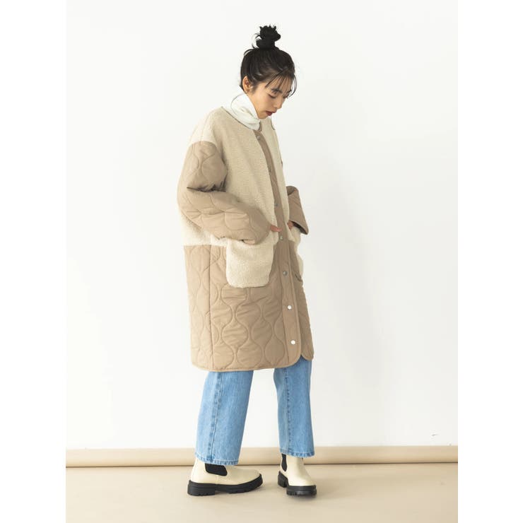 KIIRA切り替えボアコート！タグ付き （TOMORROWLAND（ブルゾン）の  