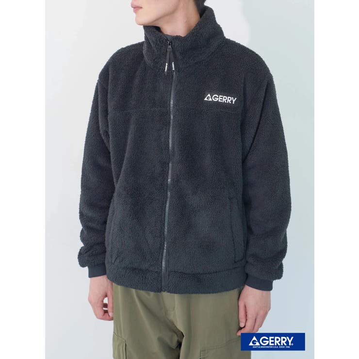 koe - koe 【GERRY】シープボアジップブルゾン L ブラック GERRY】シープボアジップブルゾン[品番：KOEW0037414]｜koe（コエ