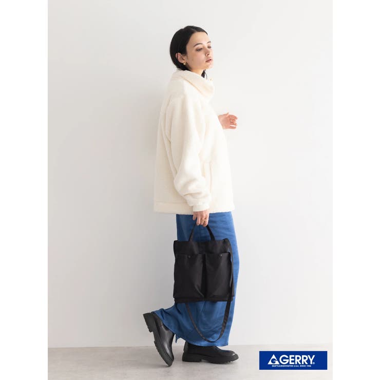 koe - koe 【GERRY】シープボアジップブルゾン L ブラック GERRY】シープボアジップブルゾン[品番：KOEW0037414]｜koe（コエ