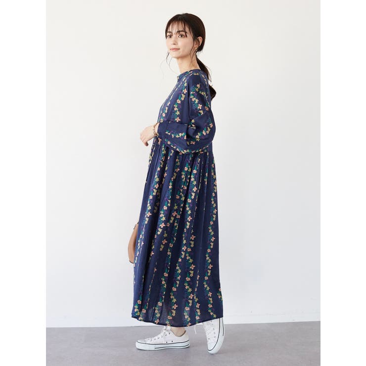 ストライプ花柄2WAYワンピース[品番：EHEW0033297]｜CRAFT