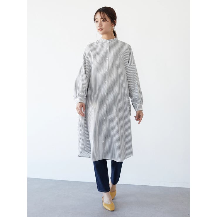 WAAC ワンピース 25SS】WOMEN デニムライクワンピース ライトインディゴ