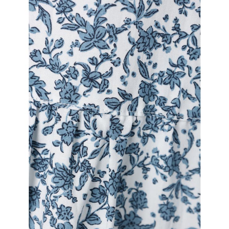 6分袖丈ティアード小花柄ワンピース[品番：EHEW0034559]｜CRAFT