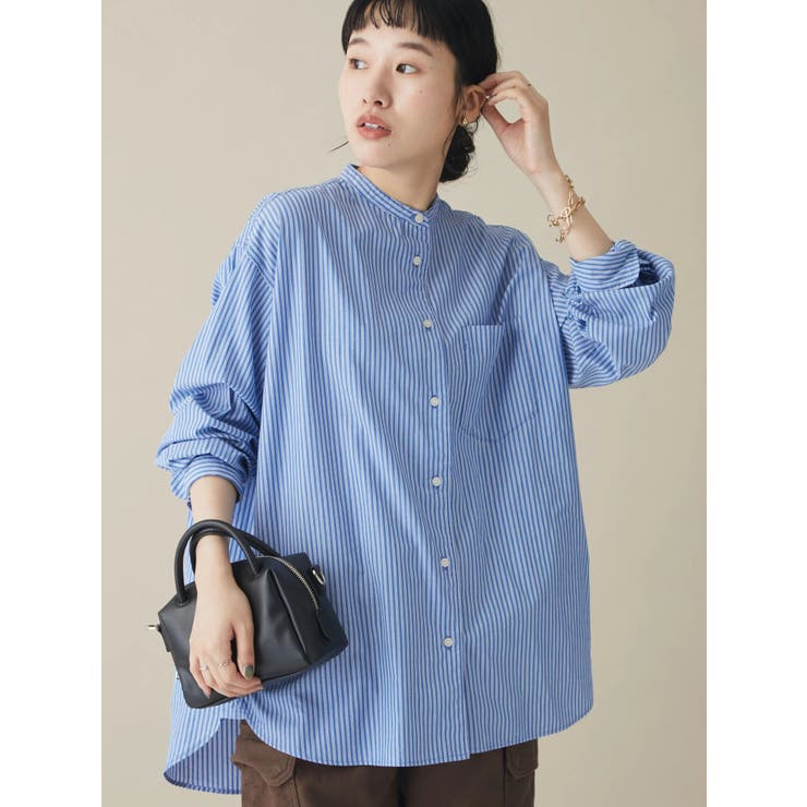 追加】バンドカラーシャツ[品番：EHEW0036318]｜CRAFT STANDARD