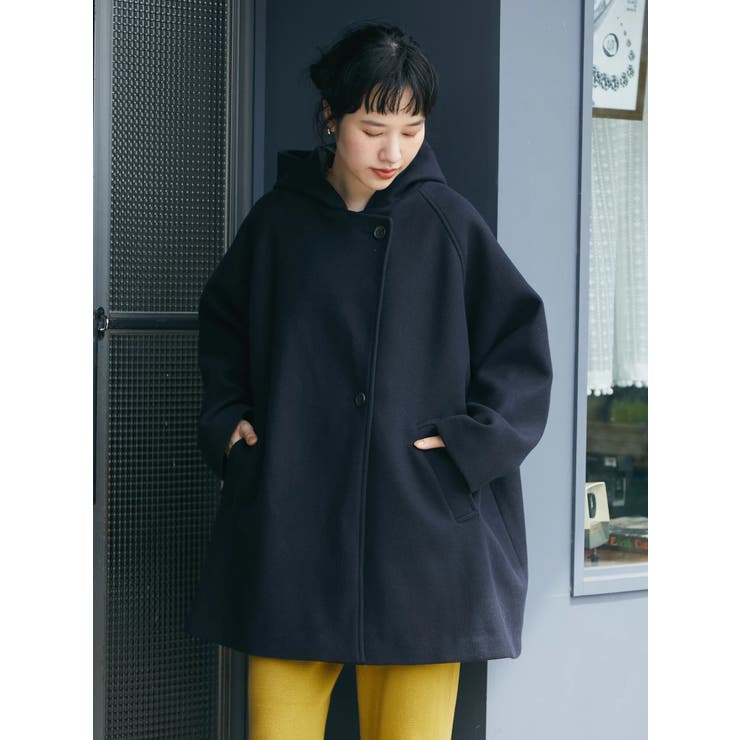 ポンチョ風フードコート[品番：EHEW0037157]｜CRAFT STANDARD BOUTIQUE 
