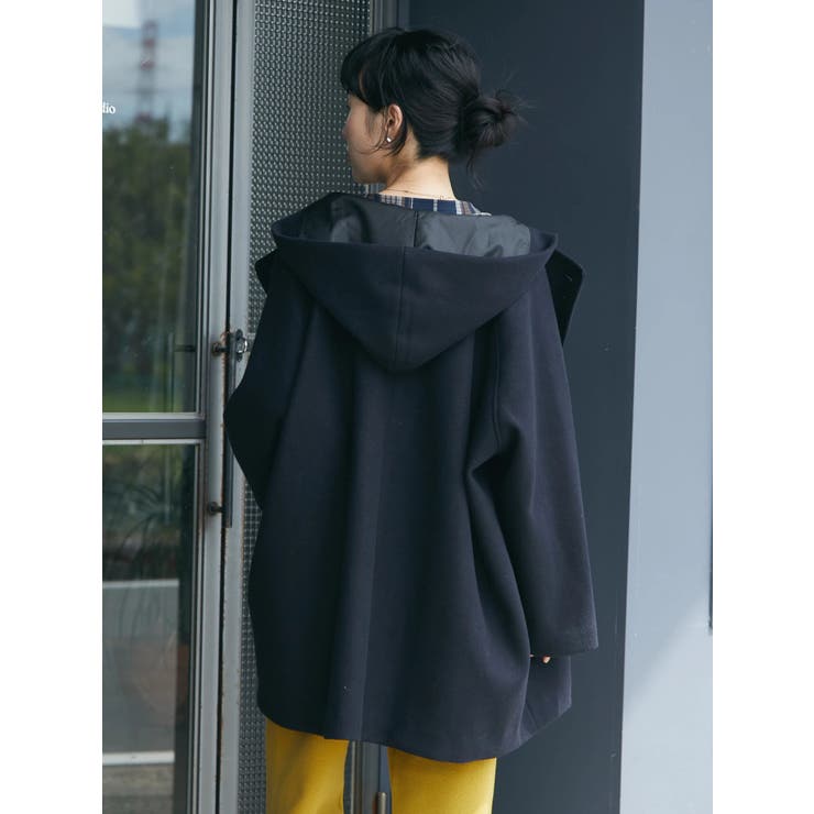 ポンチョ風フードコート[品番：EHEW0037157]｜CRAFT STANDARD BOUTIQUE 