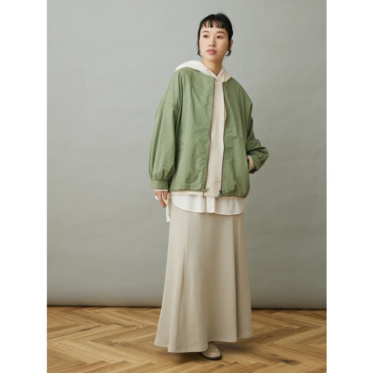 ノーカラーZIPブルゾン[品番：EHEW0037973]｜CRAFT STANDARD BOUTIQUE